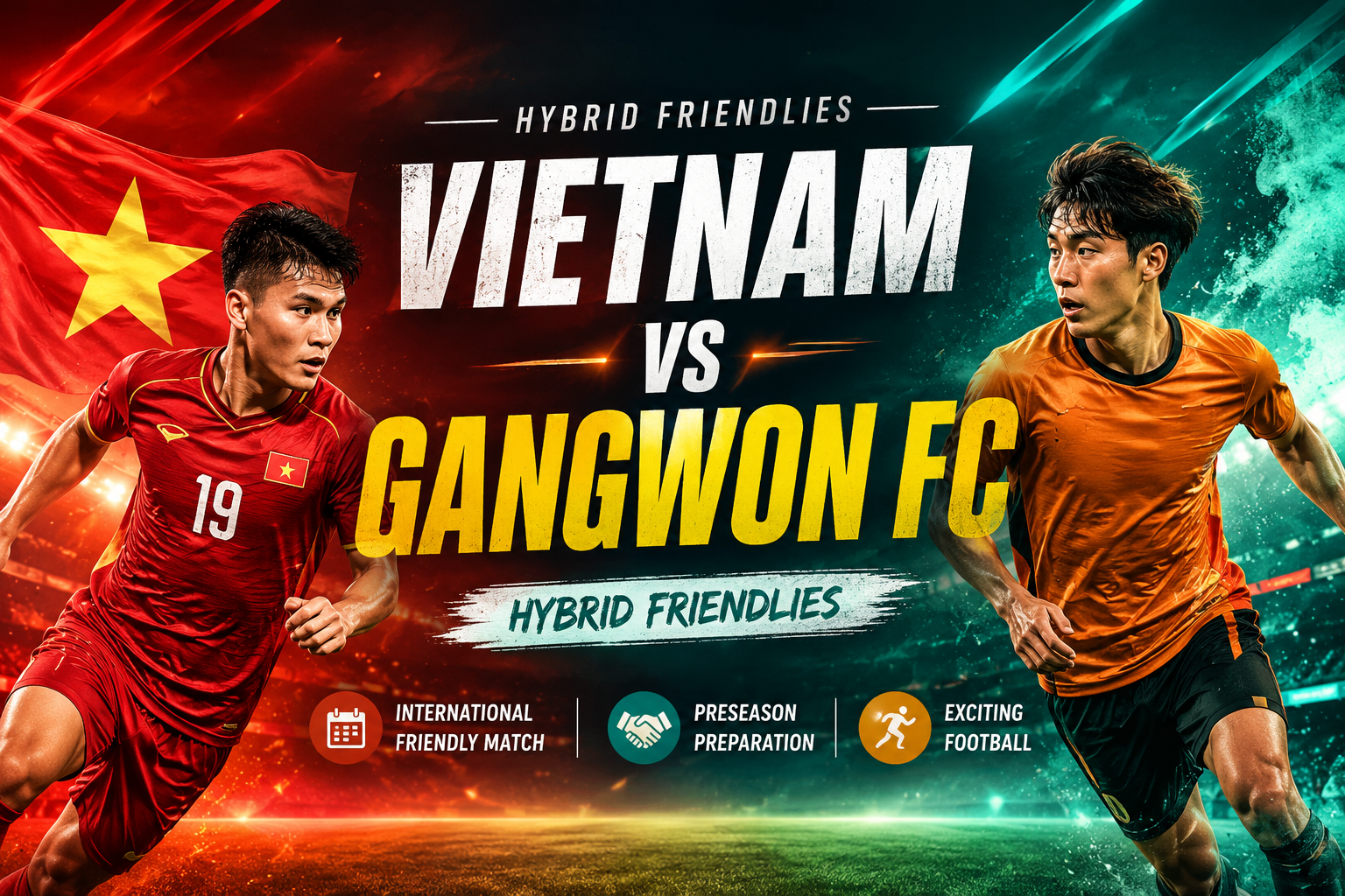 Vietnam vs Gangwon FC Hybrid Friendlies Malam Ini Pukul 19.00 WIB Siap Memberikan Hiburan Berkualitas Bersama Jalalive