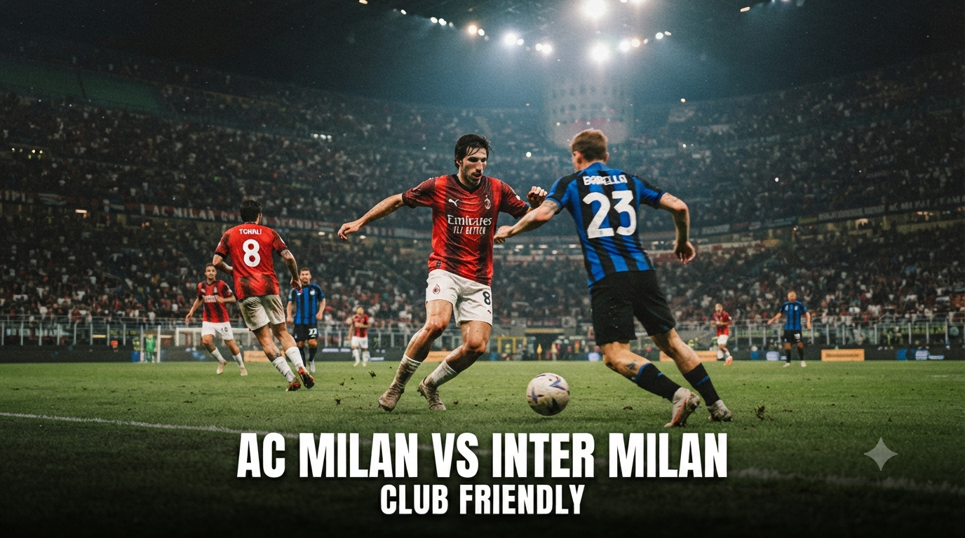 Streaming Tigoals untuk AC Milan vs Inter Milan Club Friendly Sore Ini Pukul 18.00 WIB dengan Tayangan Lancar